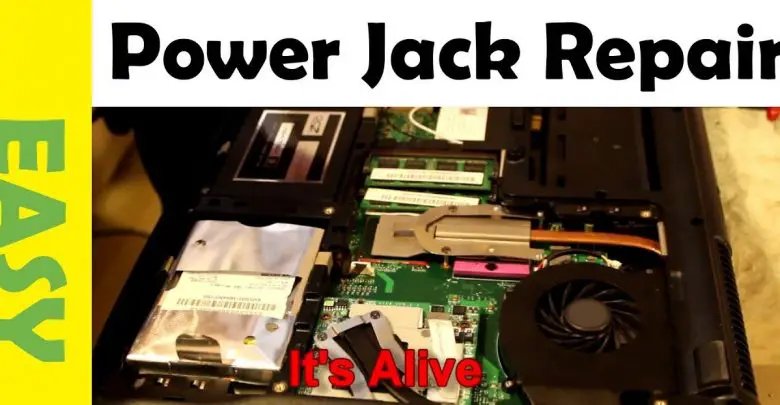 How to Fix Laptop Power Jack Without Soldering?